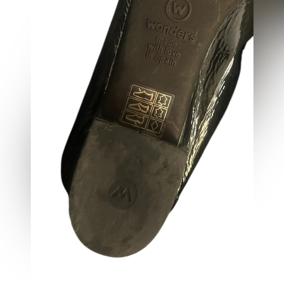 Wonders 7.5 near new/perfect condition ballet heel with flower embellishments - Picture 13 of 13